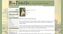 Desktop Screenshot of fineprintedinc.com